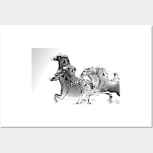 Silver cloud Horses Posters and Art